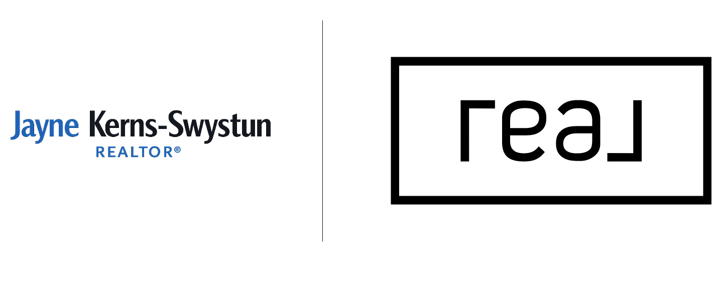 Jayne Kerns-Swystun Realtor and Real Broker co-branded logo